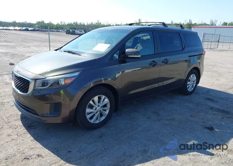 2016 Kia Sedona Lx z USA, uszkodzony, nr VIN KNDMB5C14G6194620